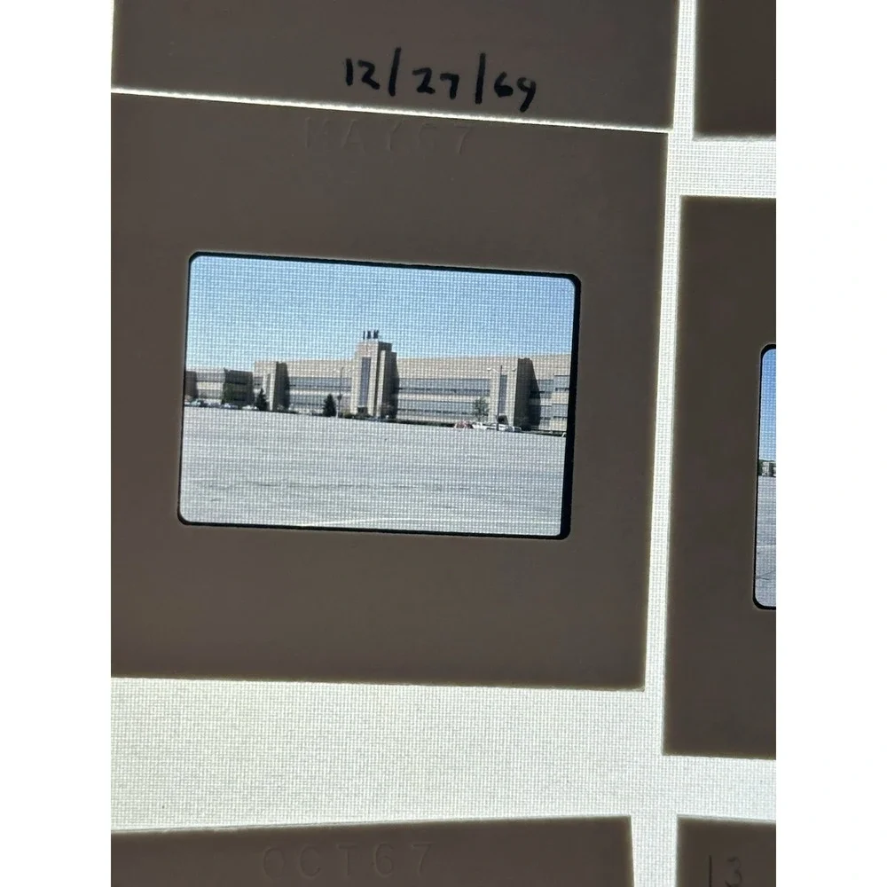 Lot of 45 Vintage Slides – Architecture, People, Snow, Beach, Streets 62-69s